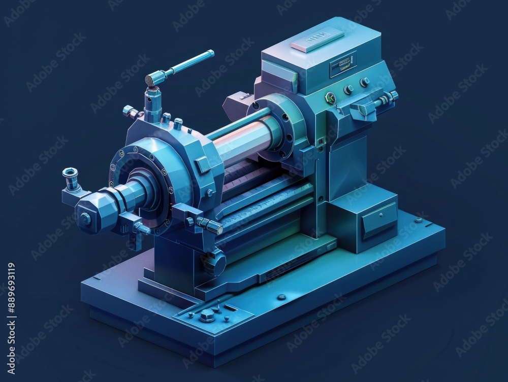 Fototapeta premium Machine on table