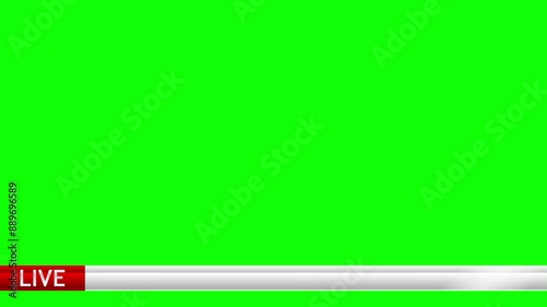 Live and Breaking News lower third suitable for news websites, social media posts, newsletters, and TV broadcasts.
