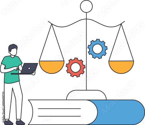 Legal Service or legal of term and services, agreement or process to follow, corporate rules or guidance concept,
