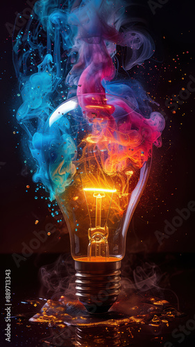 Exploding Lightbulb Concept Art © M.Gierczyk