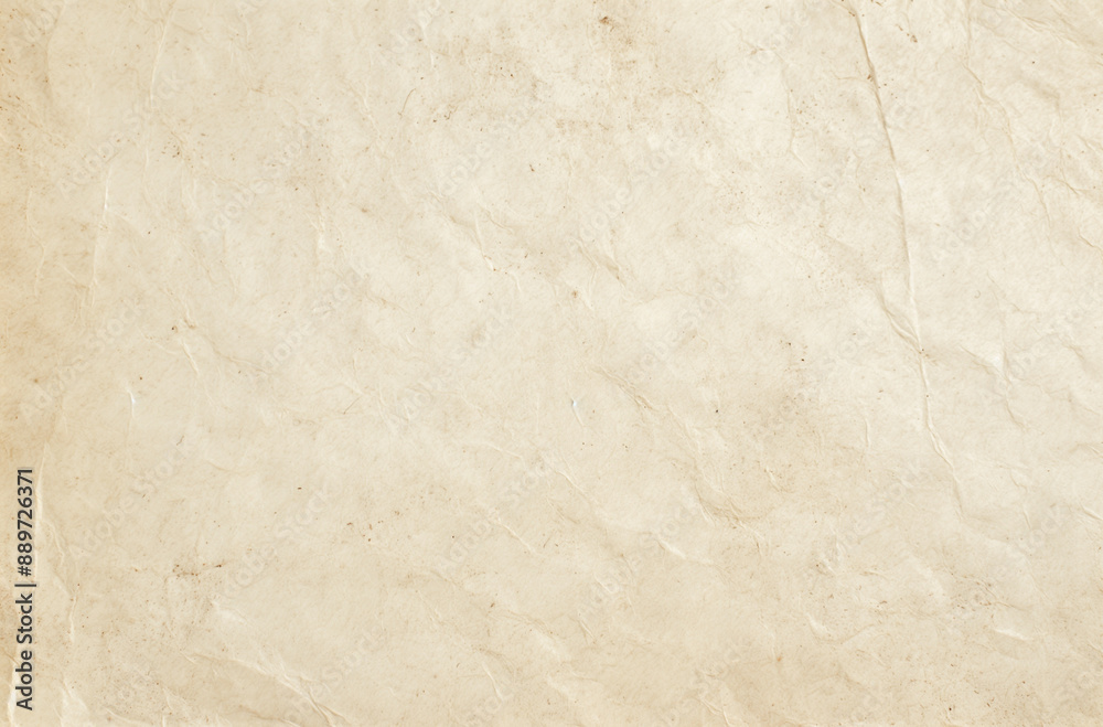Obraz premium Blank Beige Paper Texture with Aged Edges