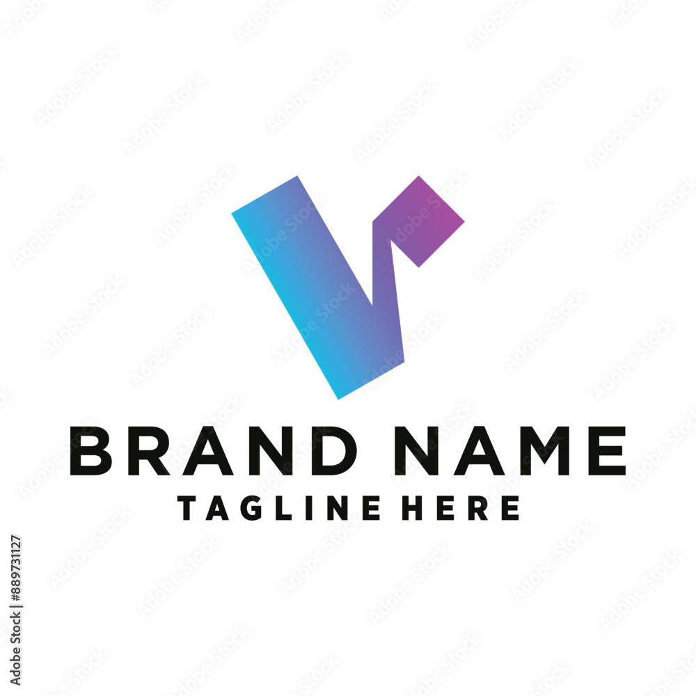 Letter V logo design element vector with modern concept Letter V logo design element vector with modern concept
