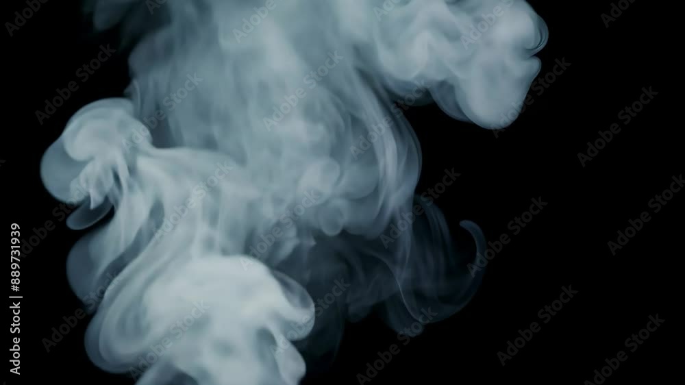 smoke on black background smoke on black background