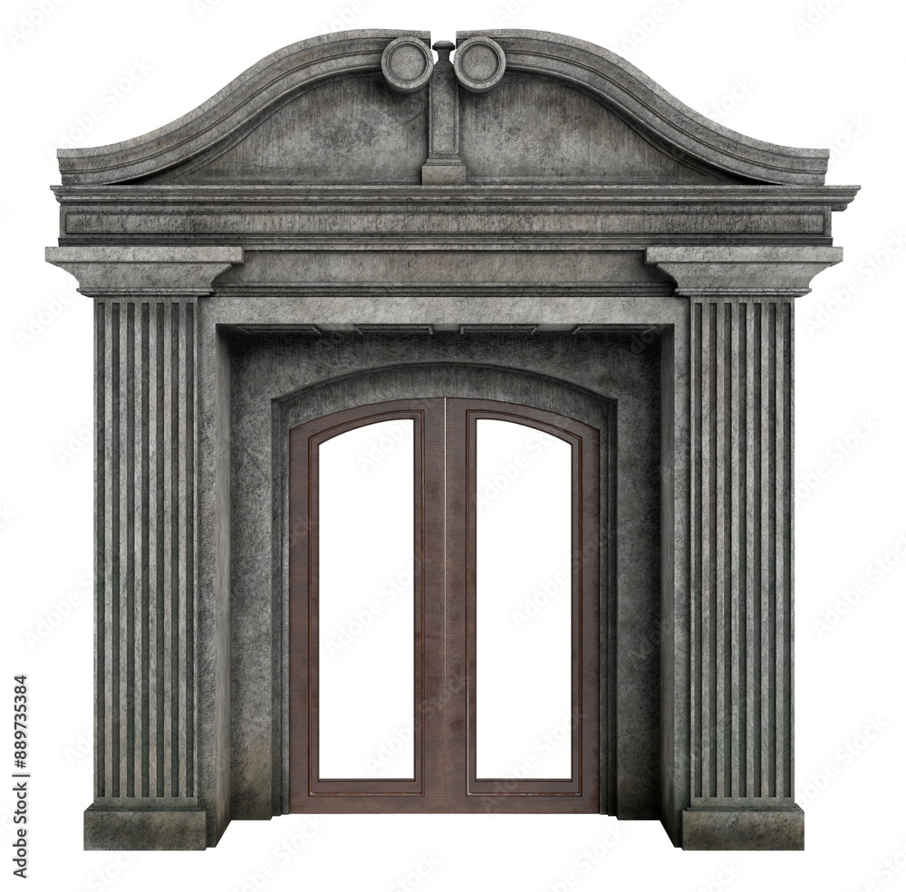 Fototapeta premium architectural ornate doorway vintage