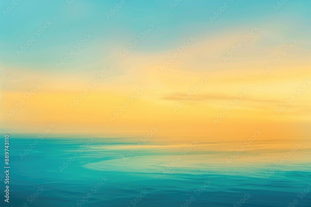 Fototapeta premium Sunset over ocean