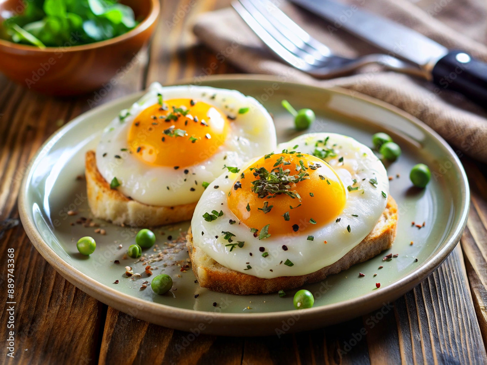 Egg poach with Salt & Piper