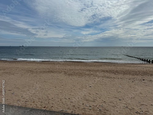 beach and sea in the morning