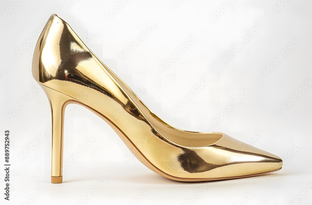 Shiny Gold High Heel Shoes for Women Shiny Gold High Heel Shoes for Women
