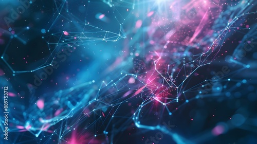 Abstract background with motion transformation