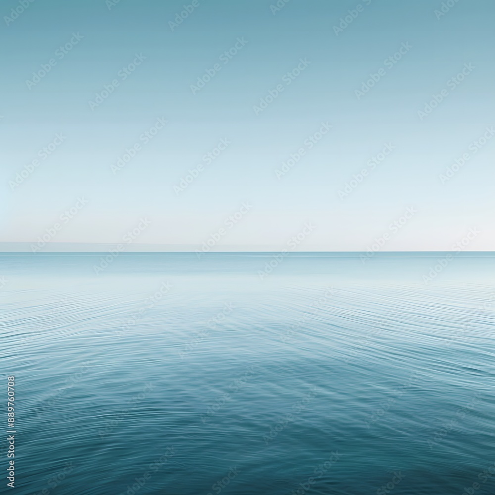 Obraz premium Calm Lake with Mountain View