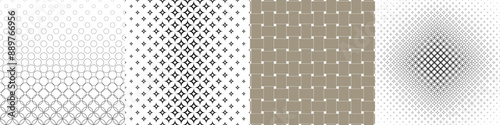 Black and white pattern collection
