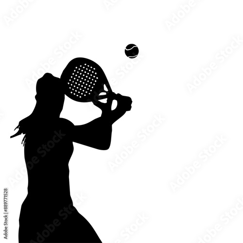 Jugadora de padel