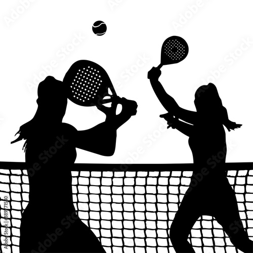 Jugadora de padel