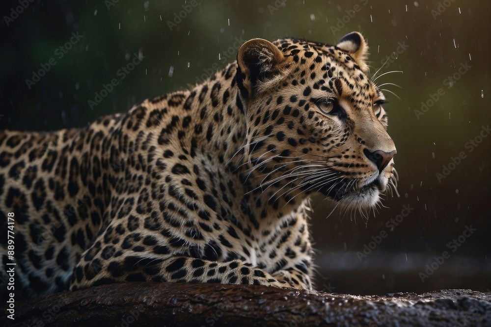 Wildlife leopard in the wild