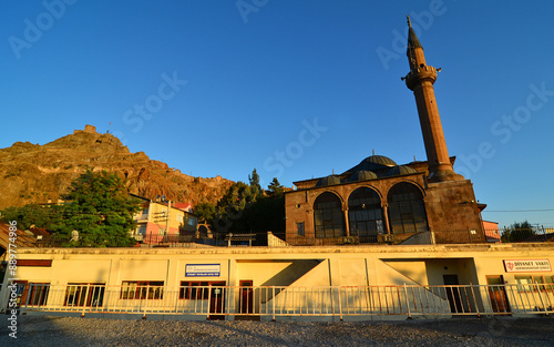 Fatih Mosque, located in Sebinkarahisar, Turkey, was built in the 15th century. photo