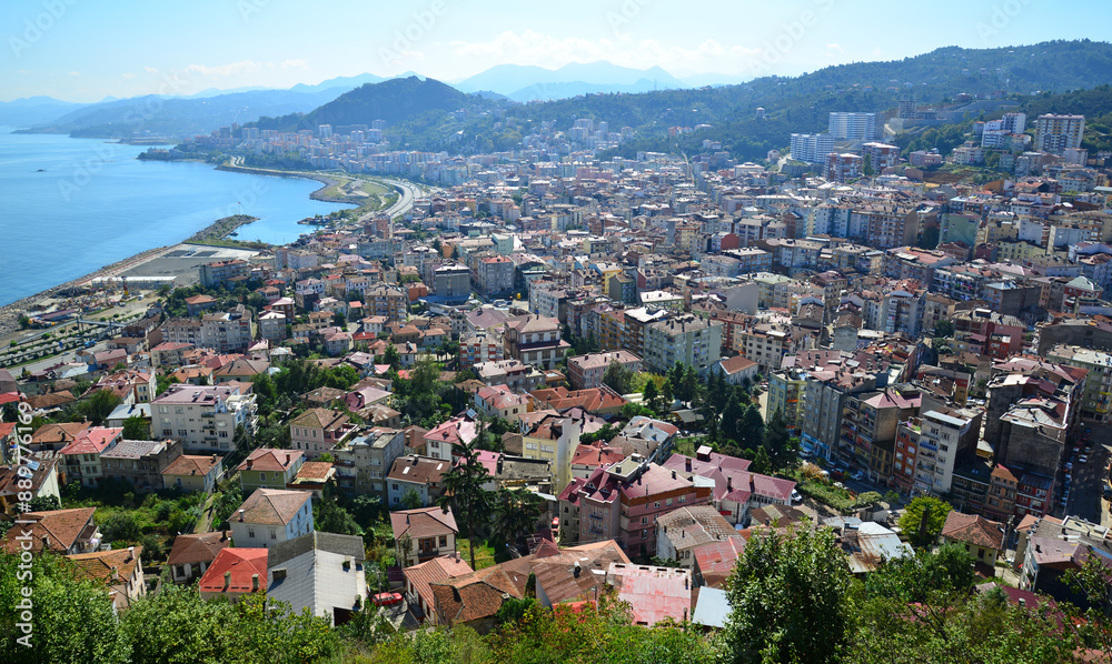 Obraz premium A view from Giresun, Turkey.