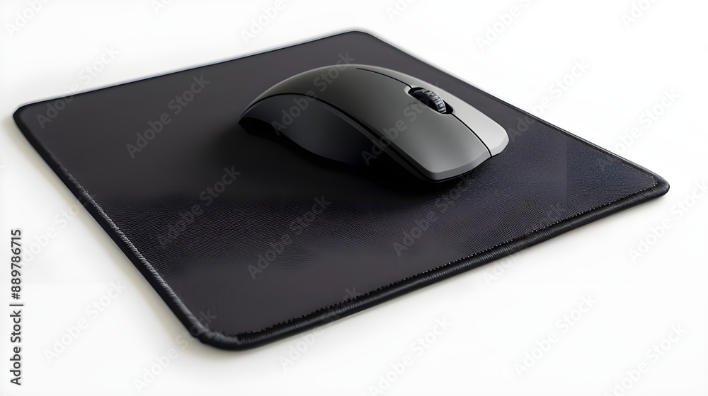 A black ergonomic computer mouse on a mouse pad, designed for comfortable and efficient use.
A black ergonomic computer mouse on a mouse pad, designed for comfortable and efficient use.