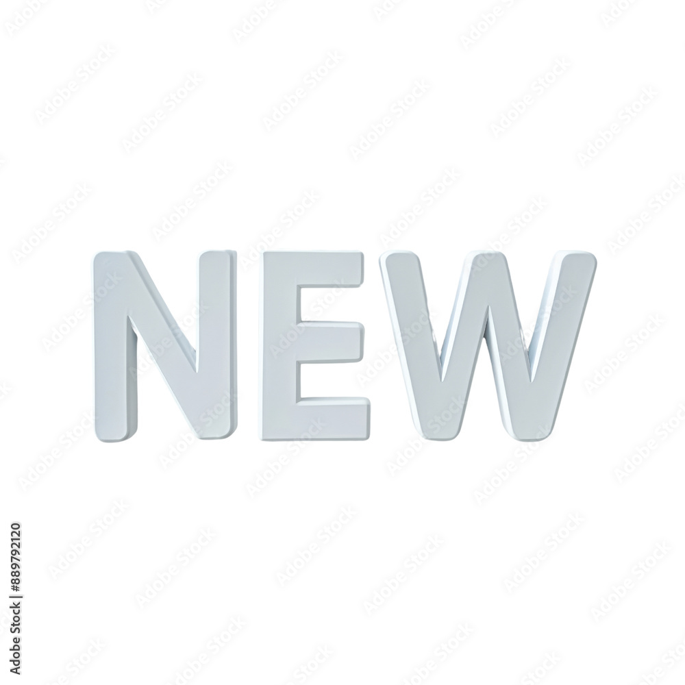 High-quality image with the word NEW in bold, clear, and silver lettering, perfect for marketing promotions and advertisements. High-quality image with the word NEW in bold, clear, and silver lettering, perfect for marketing promotions and advertisements.