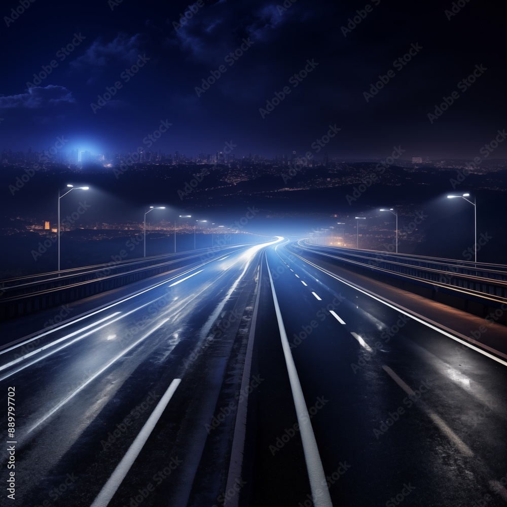 Highway at night Highway at night
