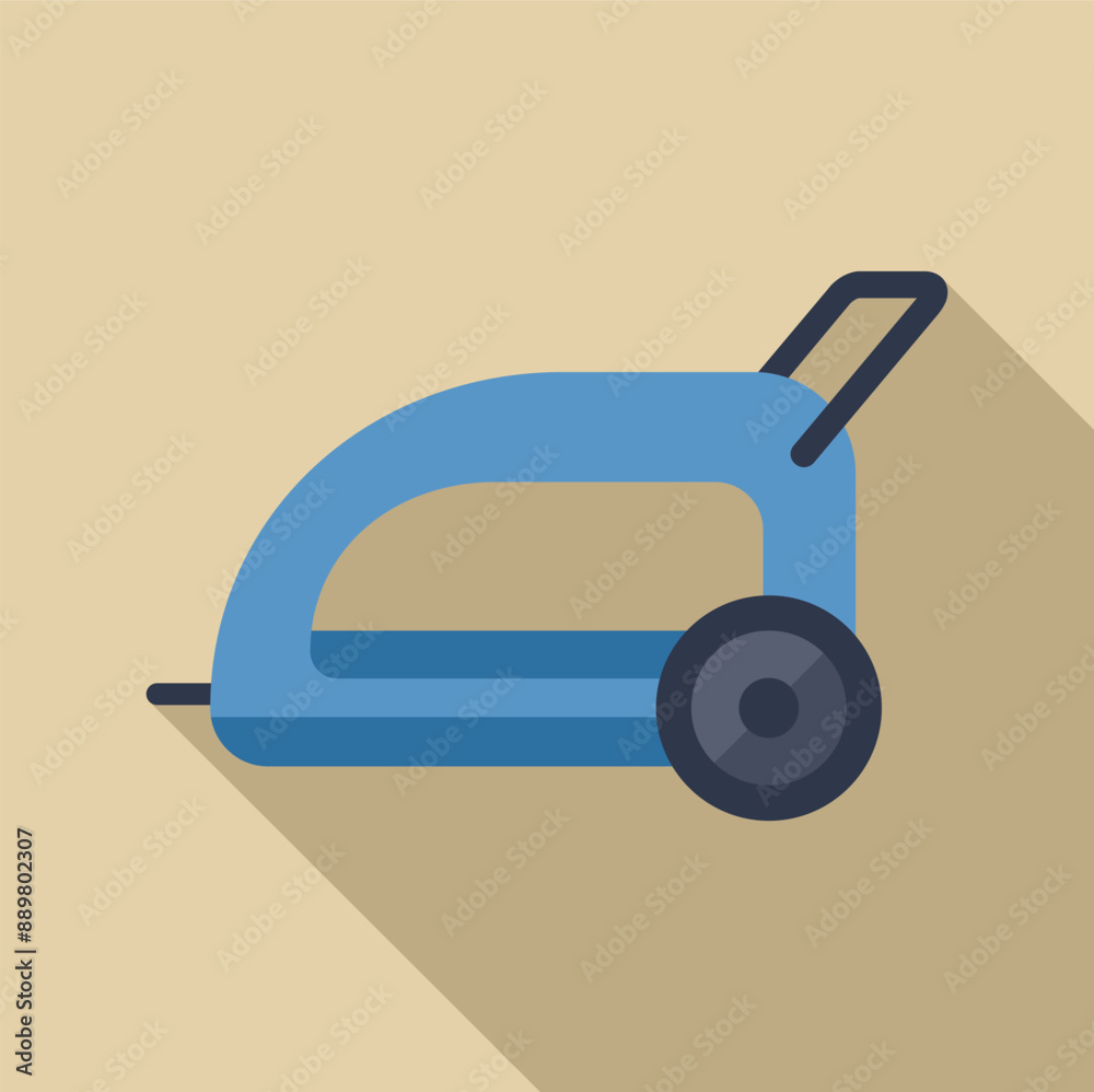 Blue pet trailer for safe and comfortable transportation of animals Blue pet trailer for safe and comfortable transportation of animals