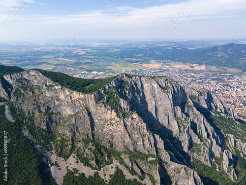 Landscape of Vratsata pass at Balkan Mountains, Bulgaria photo