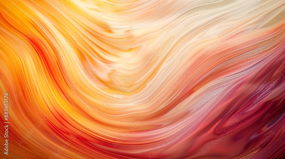 Obraz premium Abstract Background with Wavy Lines and Gradient Colors.