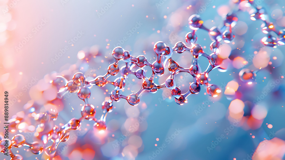 Nucleic acid structure a genetic material research Stock Illustration ...