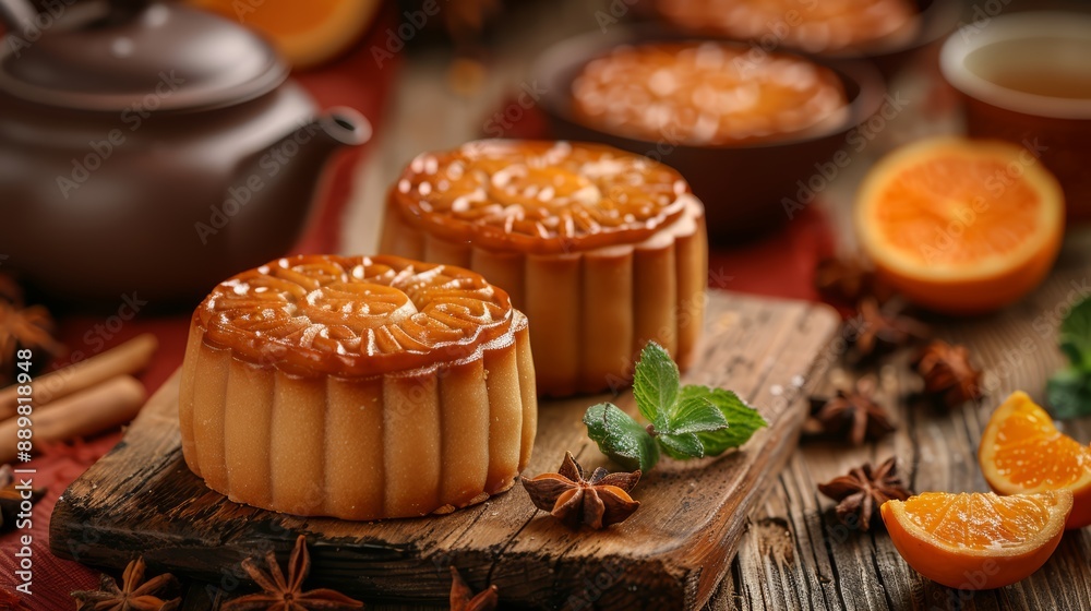 Mid autumn festival holiday background Mid autumn festival holiday background