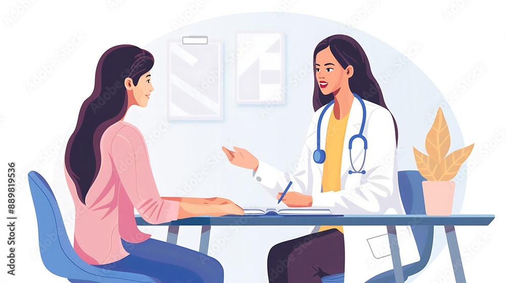 Female doctor Palliative Care Specialist providing palliative care in a patient meeting Female doctor Palliative Care Specialist providing palliative care in a patient meeting