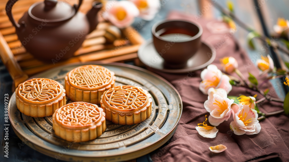 Mid autumn festival holiday background Mid autumn festival holiday background