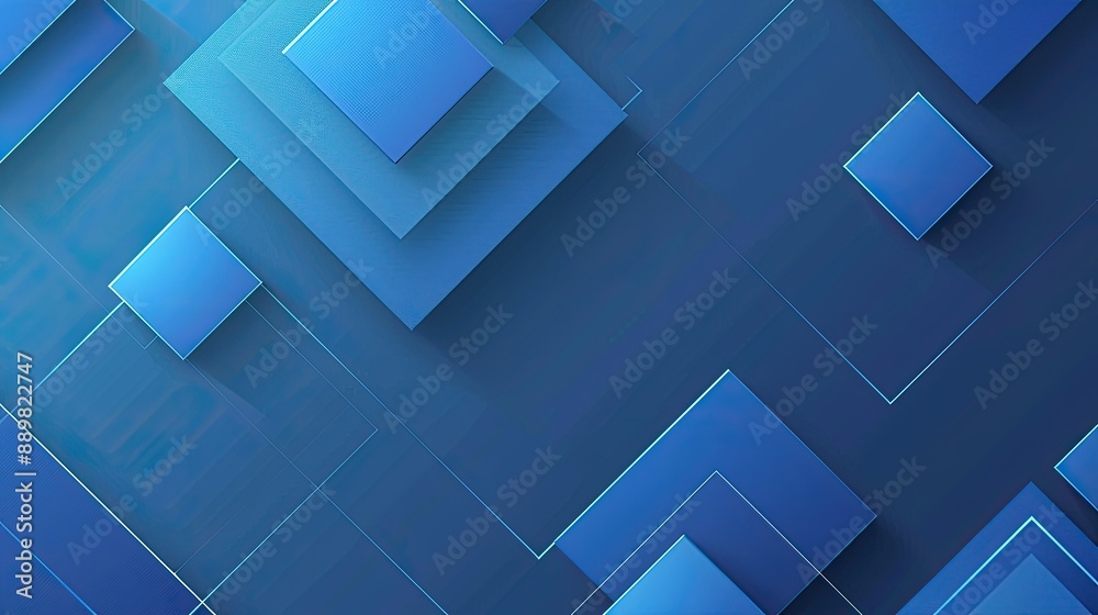 Gradient blue background with geometric light-dark blue squares, perfect for branding and design Gradient blue background with geometric light-dark blue squares, perfect for branding and design