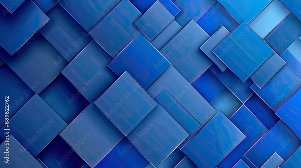 Gradient blue background with geometric light-dark squares, perfect for design and covers Gradient blue background with geometric light-dark squares, perfect for design and covers