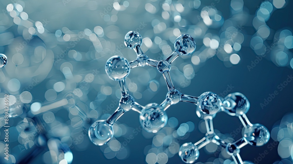 Microscopic molecular bonds creating a transparent texture pattern, ideal for chemistry and physics visuals Microscopic molecular bonds creating a transparent texture pattern, ideal for chemistry and physics visuals