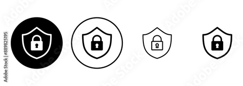 Security icon set. protection icon. privacy. vpn