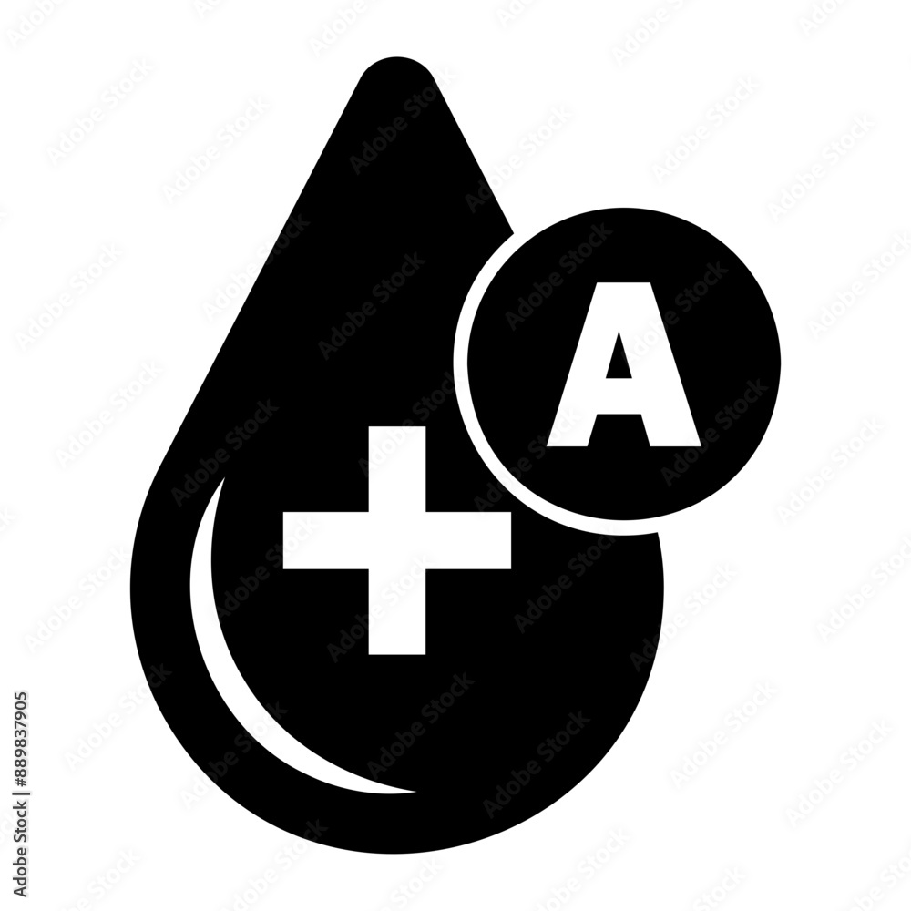 Fototapeta premium blood Solid icon