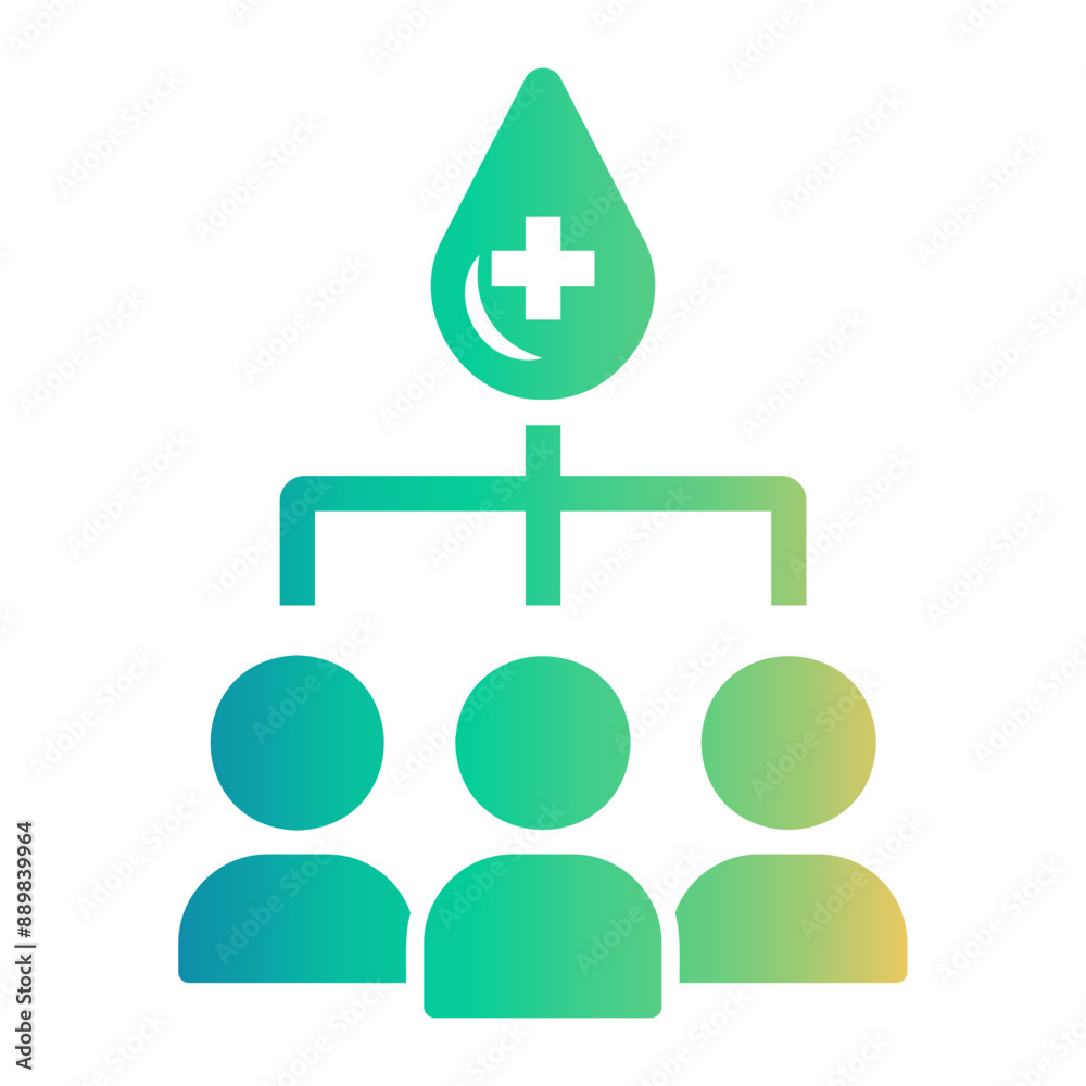 Obraz premium blood Gradient icon