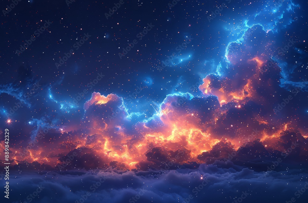 The Milky Way stars paint a dreamy night sky, and Ball's star, Meg CJ and Taurus show interstellar details. A star like Bohr, The Milky Way stars paint a dreamy night sky, and Ball's star, Meg CJ and Taurus show interstellar details. A star like Bohr,