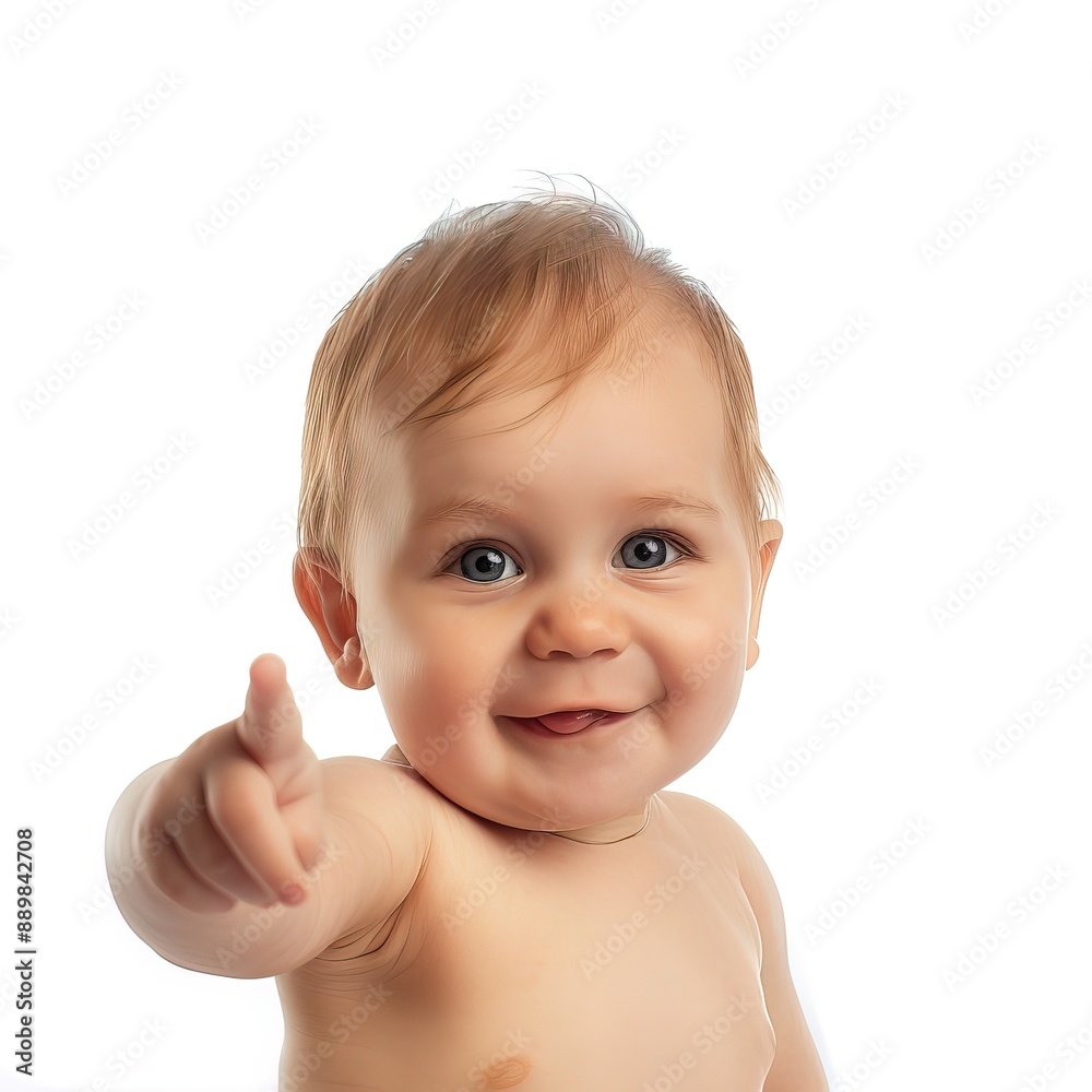 Charming baby smiling and pointing at the camera in a high-resolution, ultra-realistic, 8K photorealistic photograph.themes of happiness, curiosity, and youthful exuberance. Charming baby smiling and pointing at the camera in a high-resolution, ultra-realistic, 8K photorealistic photograph.themes of happiness, curiosity, and youthful exuberance.