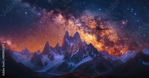 The stars at the top paint a dreamy night sky, and Ball's star, Meg CJ, and Taurus show interstellar details. The starry night sky over the mountains, where stars like Bohr could be seen on the distan