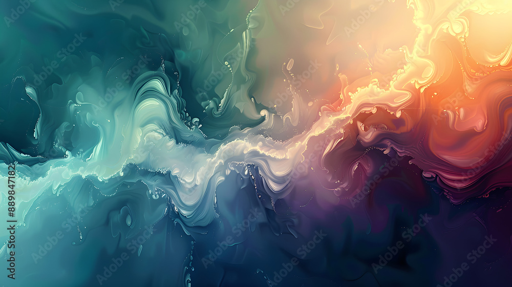 Vibrant abstract art with swirling colors of teal, blue, and orange. Perfect for modern designs, digital marketing, or creative projects. High impact and dynamic feel. Vibrant abstract art with swirling colors of teal, blue, and orange. Perfect for modern designs, digital marketing, or creative projects. High impact and dynamic feel.