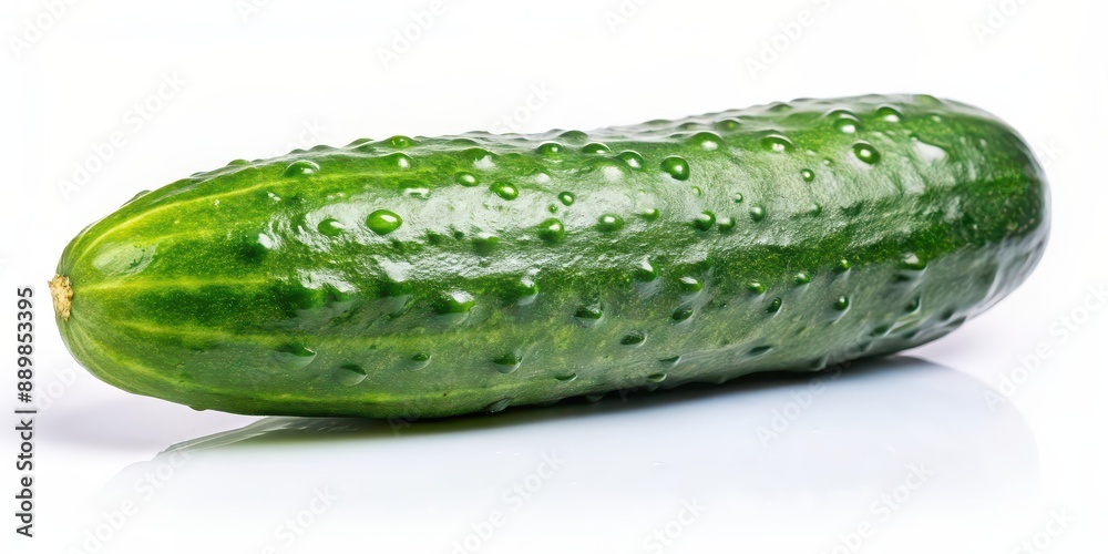 Crisp and Refreshing Cucumber on a white background, cucumber, fresh, vegetable, green, healthy, organic, salad, ingredient Crisp and Refreshing Cucumber on a white background, cucumber, fresh, vegetable, green, healthy, organic, salad, ingredient