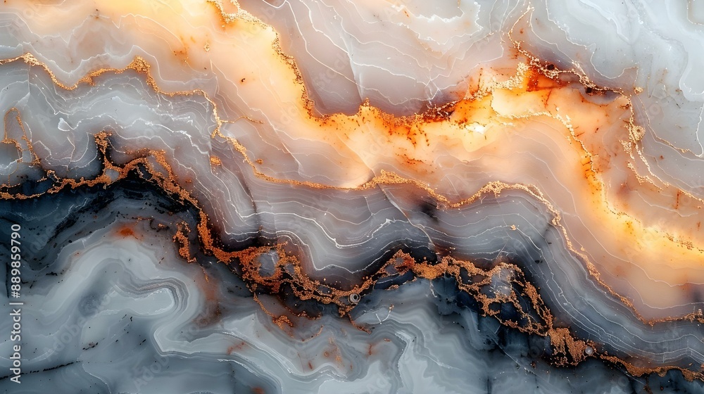 Obraz premium Close-up surface abstract marble pattern