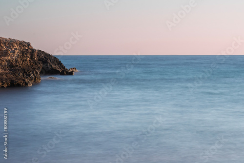 Ostuni, Crenellated Coast. Long exposition.