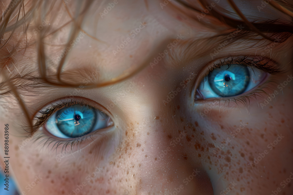 Downcast eyes of a child, expressing deep sadness and feeling of discouragement. Downcast eyes of a child, expressing deep sadness and feeling of discouragement.