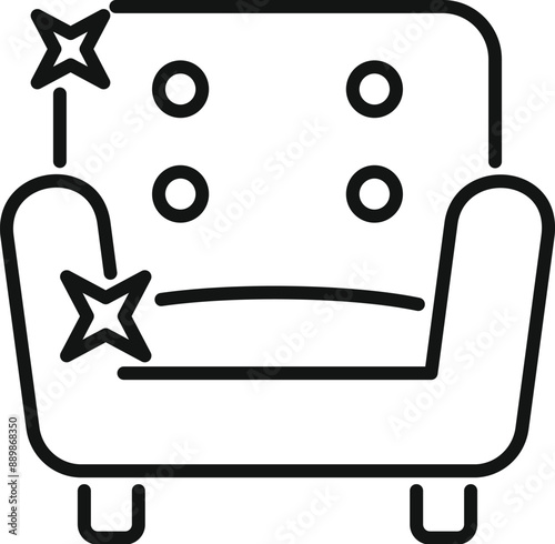 Cleaning service deep cleans a sofa, bringing back its shine
