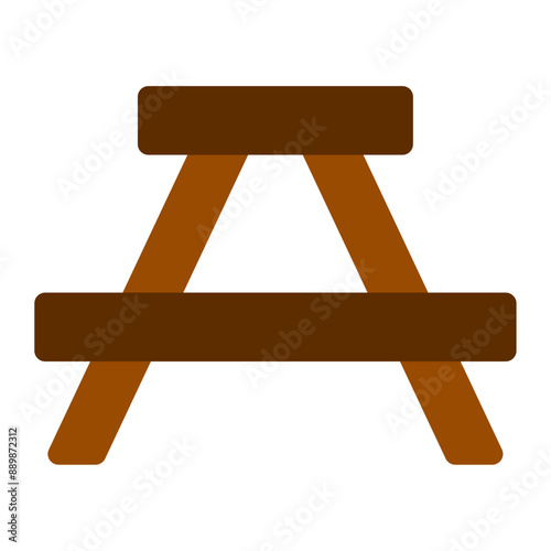 picnic bench icon 