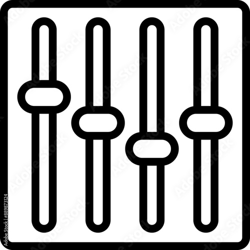 Slider Line Icon