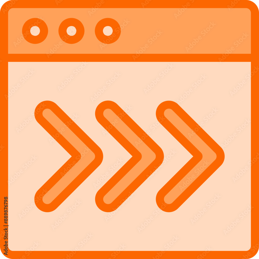 Obraz premium Breadcrumb Dual Tone Icon