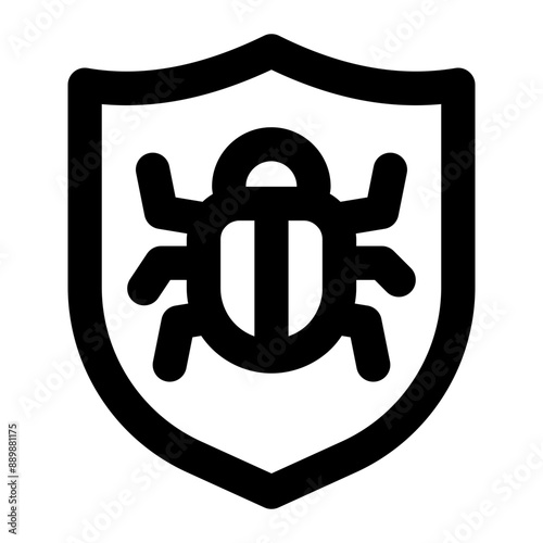 antivirus icon for illustration