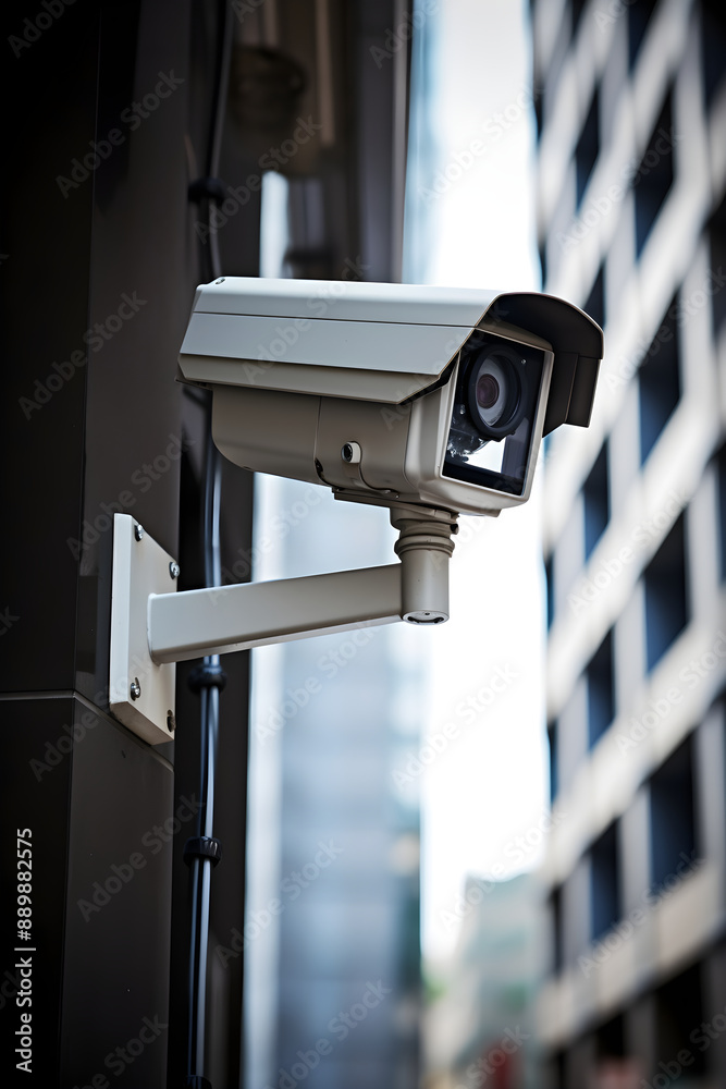 Close-Circuit Security Camera Overseeing Urban Chaos: A Testament to Modern-day Safety Measures Close-Circuit Security Camera Overseeing Urban Chaos: A Testament to Modern-day Safety Measures